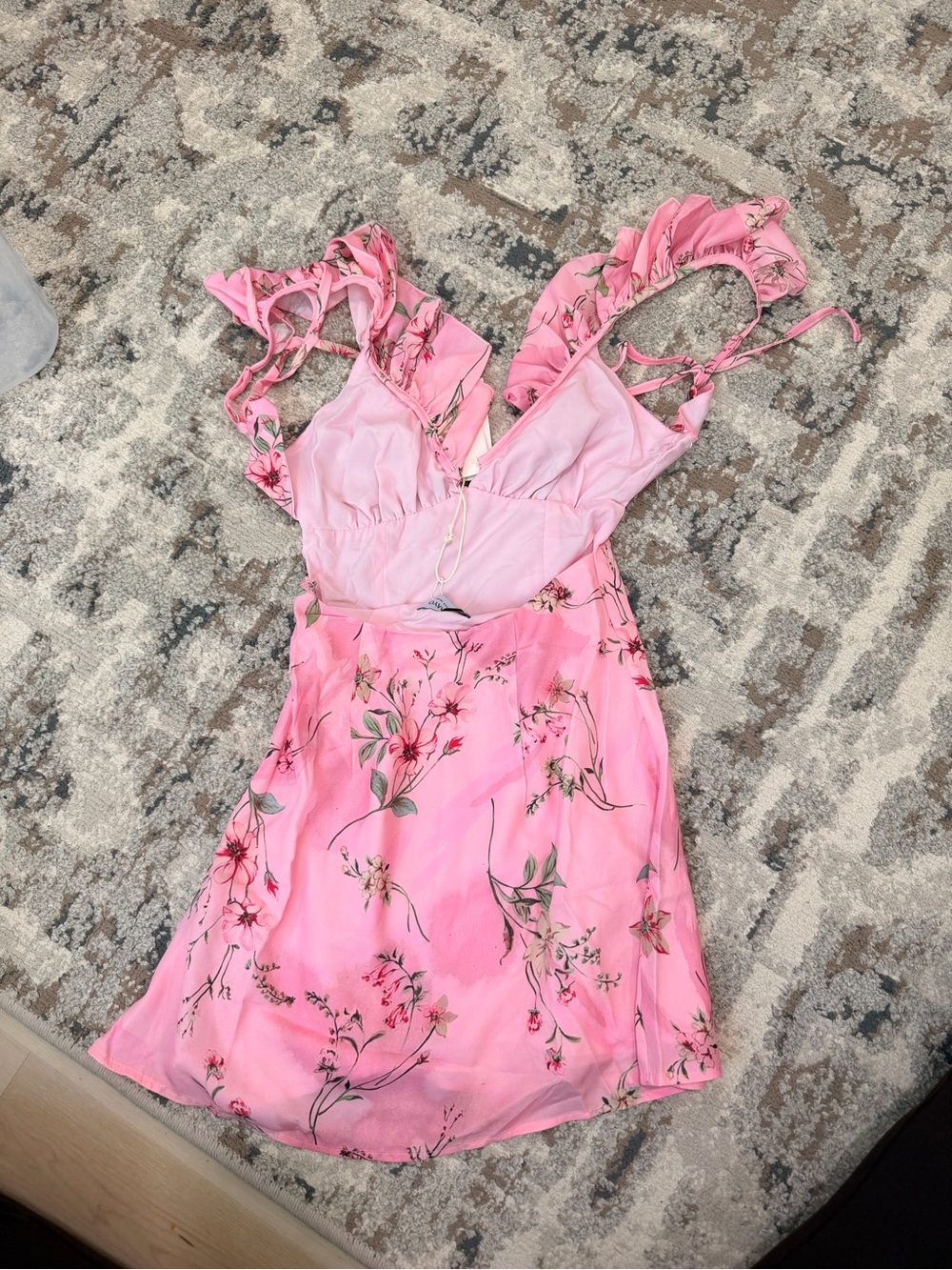 Adrina Ruffle Mini Dress - Picture 4 of 5